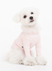[꼬떼아꼬떼] Strawberry Milk Tee / 스트로베리 밀크 티셔츠 강아지옷